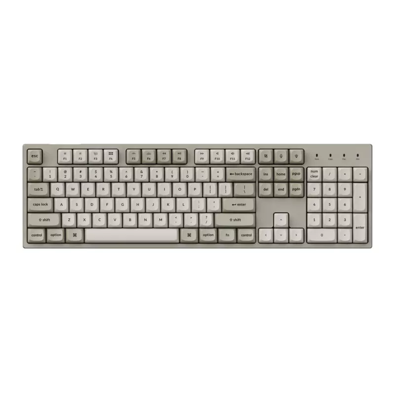 Keychron C2 Pro 100% 8K Super Red Switch Hot-Swap RGB vadu pielāgojama mehāniskā tastatūra