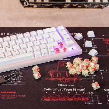 Keychron CHERRY MX2A Silent Red slēdžu komplekts (35 gab.)