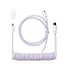 Keychron Coiled Aviator Cable - Gaiši purpura/taisns