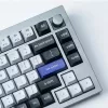 Keychron Double Shot KSA PBT taustiņu komplekts - tumši pelēks/balts dūmakains (137 taustiņi, MX stila, ANSI)