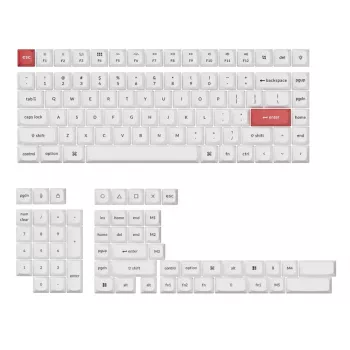 Keychron Double Shot PBT OSA pilns taustiņu komplekts - Melns/Balts