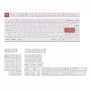 Keychron Double Shot PBT OSA pilns taustiņu komplekts - Melns/Balts