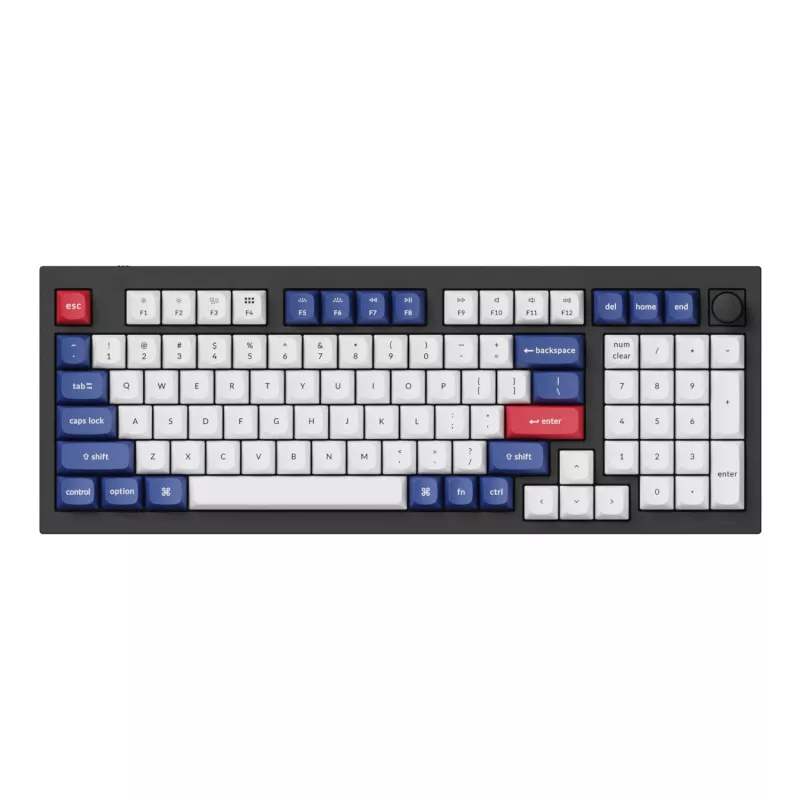 Keychron Double-Shot PBT OSA taustiņu komplekts - zils un balts | 137 taustiņi | MX stils | ANSI US