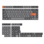 Keychron Double-Shot PBT OSA taustiņu komplekts - Pelēks (142 taustiņi, MX saderīgs)