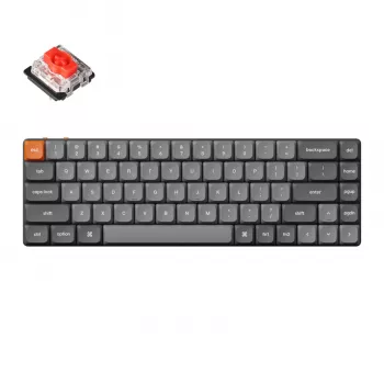 Keychron K7 Max QMK/VIA 65% bezvadu pielāgojama mehāniskā tastatūra | Sarkanās slēdži