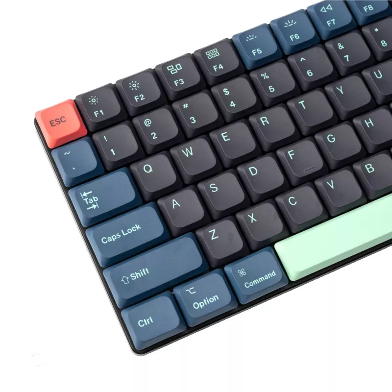 Keychron Low Profile Dye-Sub PBT LSA pilns taustiņu komplekts – Hacker Edition (133 taustiņi, PBT, Low Profile)
