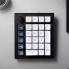 Keychron Q0 Max QMK Gateron Jupiter Banana RGB bezvadu pielāgojama ciparu tastatūra, Shell White