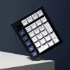 Keychron Q0 Max QMK Gateron Jupiter Banana RGB bezvadu pielāgojama ciparu tastatūra, Shell White