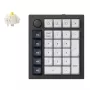 Keychron Q0 Max QMK Gateron Jupiter Banana RGB bezvadu pielāgojama ciparu tastatūra, Shell White