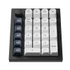Keychron Q0 Max QMK Gateron Jupiter Red RGB bezvadu pielāgojama ciparu tastatūra Carbon Black