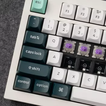 Keychron Q3 HE QMK 80% bezvadu pielāgojama mehāniskā tastatūra (Nebula Switch) - Shell White