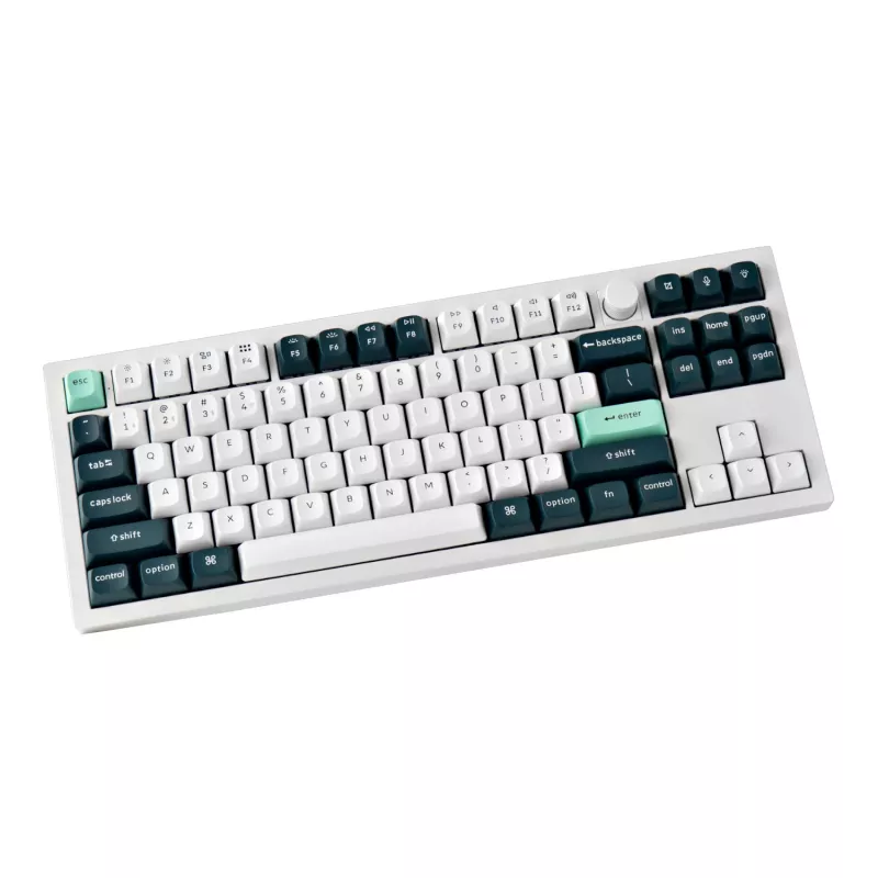 Keychron Q3 HE QMK 80% bezvadu pielāgojama mehāniskā tastatūra (Nebula Switch) - Shell White