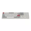 Keychron Q6 Max QMK/VIA bezvadu pielāgojama mehāniskā tastatūra OSA Gateron Red Jupiter slēdži - Shell White