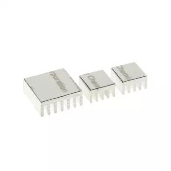 KING MOD SERVICE Raspberry Pi radiatoru komplekts - sudraba