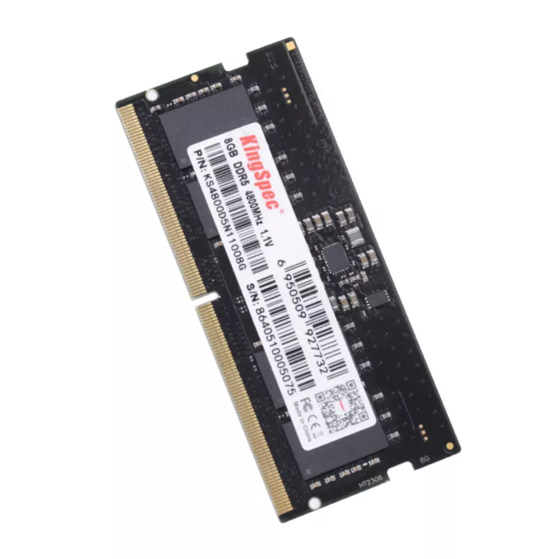 Kingspec 8GB 4800MHz DDR5 SODIMM klēpjdatora atmiņa