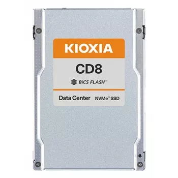 Kioxia CD8-V 800GB U.2 NVMe PCIe 4.0 Uzņēmuma SSD (DWPD 3, SIE)