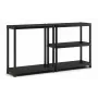 KIS Keter Plastmasas grāmatu plaukts 5 plaukti 90 x 40 x 182 cm Melns