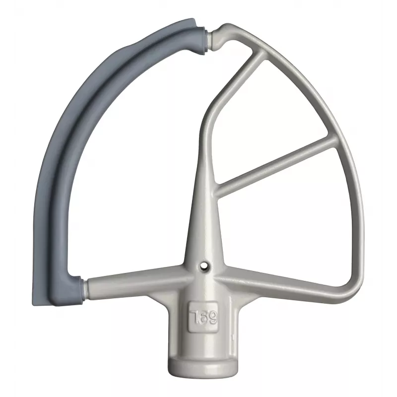 KitchenAid 5KFE7T Flex Edge Beater for Stand Mixer - White with Grey Silicone Edge