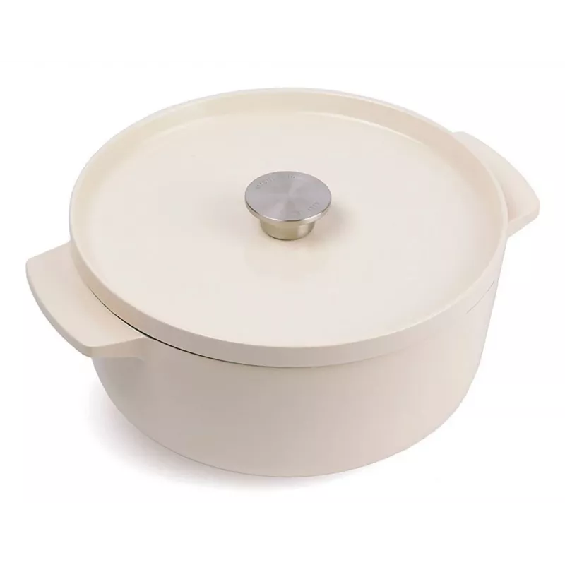 KitchenAid Emaljēts čuguna katls 26 cm, krēmkrāsā