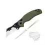 Kizer C01C Uti 1 Saliekamais Nazis G10 Rokturis 5Cr15MoV Asmens Melns