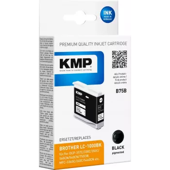 KMP B75B saderīga melna tintes kasetne Brother LC1000BK (16,3 ml) 1035,4001