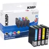 KMP E125V saderīgu tintes kasetņu 3 komplekts – ciāna, fuksīna, dzeltena Epson Stylus SX230, SX235, SX430, SX438, WorkForce WF-3520, WF-3530, WF-3540, WF-7015, WF-7515, WF-7525 1617,4050