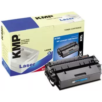 KMP H-T80 XXL Tonera kasetne Melna Saderīga ar HP Q5949X