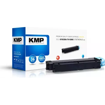 KMP K-T90 - 200 g - High Yield - Cyan - Saderīga tonera kasetne (aizstāj Kyocera TK-5280C) printeriem Kyocera ECOSYS M6235cidn, M6235CIDN/KL3, M6635cidn, M6635CIDN/KL3, P6235cdn, P6235CDN/KL3