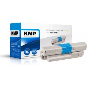 KMP O-T27 Tonera kasetne Melna 3500 lapas Saderīga ar OKI 44469803