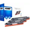 KMP PRINTTECHNIK KMP MULTIPACK H-T149CMY 3 iepakojumu komplekts saderīgas tonera kasetnes (ciāna, fuksīna, dzeltena) HP Color LaserJet CM2320/CP2025 sērijai - aizstāj HP 126A 1226,0030