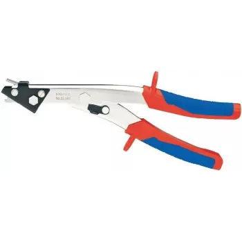 KNIPEX metāla lokšņu griezējs 90 55 280 - 280 mm, griež tēraudu līdz 1,2 mm, varu/alumīniju līdz 1,7 mm, plastmasu līdz 2,0 mm
