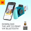 Kodak SMILE+ momentānā drukas kamera, 2x3'', zila