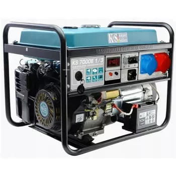 KÖNNER & SÖHNEN Benzīna ģenerators 5.0kW 230/400V Elektriskā palaišana AVR VST KS7000E-1/3