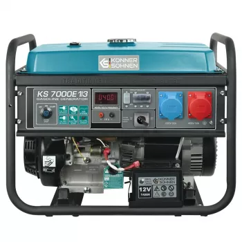 KÖNNER & SÖHNEN Benzīna ģenerators 5.0kW 230/400V Elektriskā palaišana AVR VST KS7000E-1/3