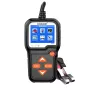 KONNWEI KW650 Akumulatora mērītājs - 6V/12V/24V Automobiļu akumulatora analizators ar krāsu LCD, iedarbināšanas un uzlādes sistēmas tests, 100-2000 CCA, vairāki standarti (CCA, DIN, EN, IEC, JIS, SAE)