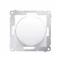 KONTAK-SIMON Simon 54 modulis balts LED dimmer, spiedpogas un rotācijas, 1-polu, 2-250W, skrūvju spailes, 230V