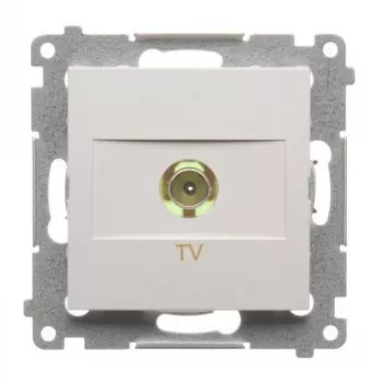 KONTAK-SIMON Simon 54 Premium TV/R/SAT termināļa ligzda, balta (DAK1.01/11)