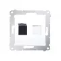KONTAK-SIMON Simon 54 Balts Cat.6 UTP RJ45 Network Socket Module with Dust Cover, Flat