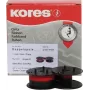Kores G051NYSR 51. izmēra neilona kalkulatora lente, melna/sarkana, 13 mm x 4 m