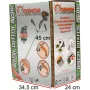 KOSS benzīna zāles trimmeris ar līniju DEMON RQ580 – 51,7 cm³ 2-taktu, 5,2 ZS, dubultā līnija ar triecienpadevi, velosipēda rokturis