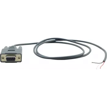 Kramer Electronics C-D9F/OPEN RS-232 vadības kabelis, DB9 sieviešu uz atvērtu galu, 3 m, melns 95-0210010