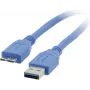 Kramer Electronics C-USB3/MICROB-3 USB 3.2 Gen 1 kabelis, USB-A vītišķis uz Micro-USB B vītišķis, 0,9 m, zils 96-02356003