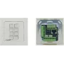 Kramer Electronics RC-208 Vadu vadības panelis ar 8 programmējamām pogām, RS-232/RS-485/Ethernet, balts