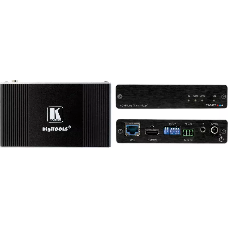 Kramer Electronics TP-583T 4K HDR HDMI HDBaseT raidītājs ar IR un RS-232