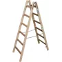 KRAUSE koka divpusējas sastatnes 2x6 pakāpieni, priede, 150 kg, EN 131 170088