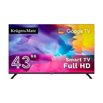 Kruger&Matz KM0243FHD-G2 43 inch Full HD Google TV ar DVB-T2/S2/T/C H.265 HEVC