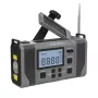 Kruger & Matz KM0838 Saules enerģijas avārijas radio ar 10000mAh barošanas banku, LED lukturīti, dinamisko rokturi, AM/FM/NOAA, SOS trauksmi