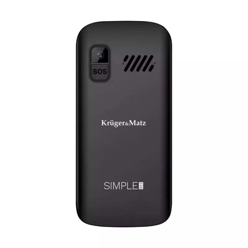 Kruger&Matz Simple 923 4G GSM mobilais tālrunis senioriem - melns