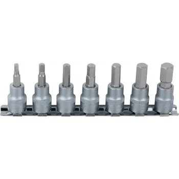 KS TOOLS 1/4 collu sešstūra uzgaļu uzgriežņu atslēgu komplekts, 7 daļas, 2,5-8mm (911.1544)