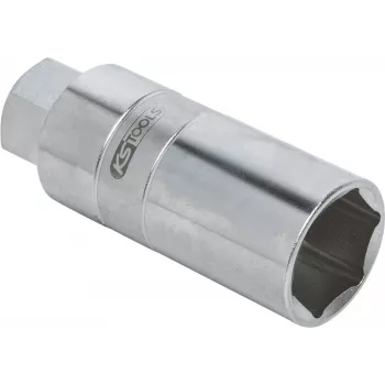 KS TOOLS 150.9421 Amortizatoru ārējā sešstūra preturēšanas uzgalis, 21 mm, 1/2 collu piedziņa